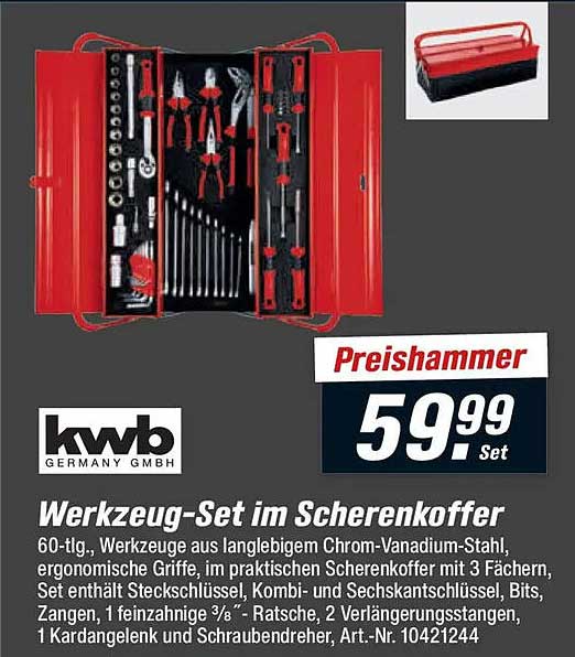 Werkzeug-Set im Scherenkoffer