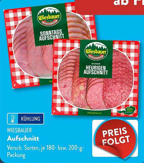 Wiesbauer Aufschnitt - Vielfältiger Genuss für jeden Anlass