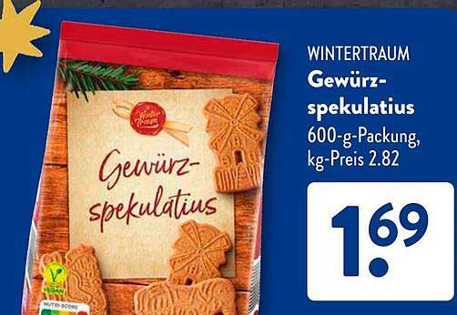 WINTERTRAUM Gewürzspekulatius 600-g-Packung