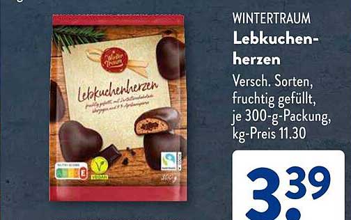 WINTERTRAUM Lebkuchenherzen
