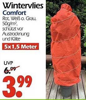 Wintervlies Comfort - 5x1,5 Meter