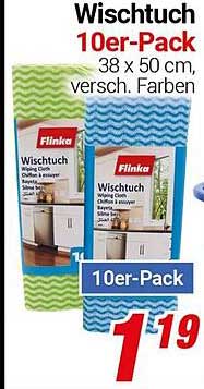 Wischtuch 10er-Pack - vielseitige Helfer für deinen Haushalt
