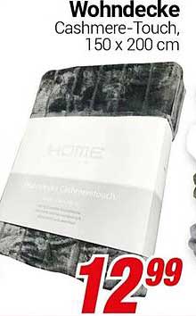 Wohndecke Cashmere-Touch, 150 x 200 cm