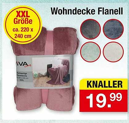 Wohndecke Flanell