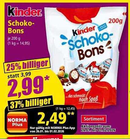 Kinder Schoko-Bons