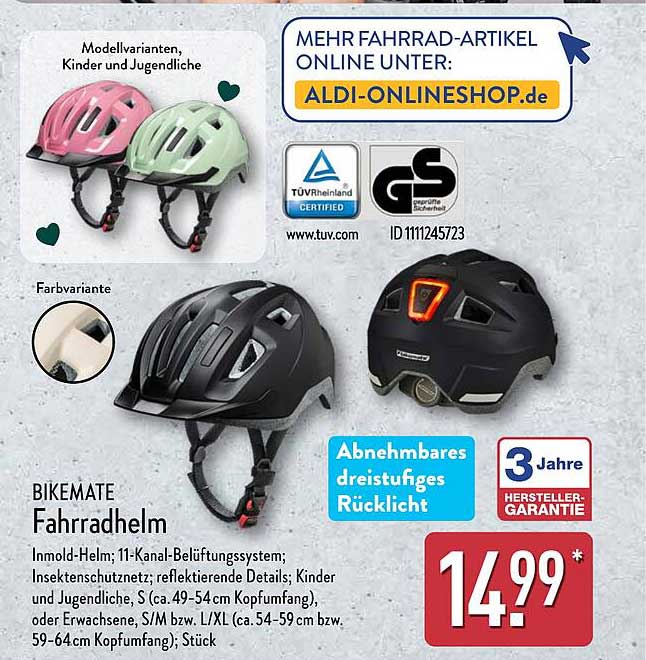 Fahrradhelm Bei Aldi
