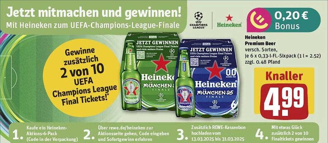 Erstaunlich Heineken Angebot Rewe Bilder