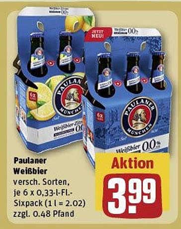 Faszinierend Paulaner Angebot Rewe Fotos