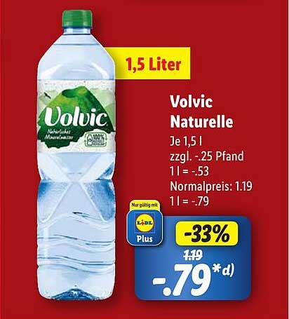 Volvic Naturelle