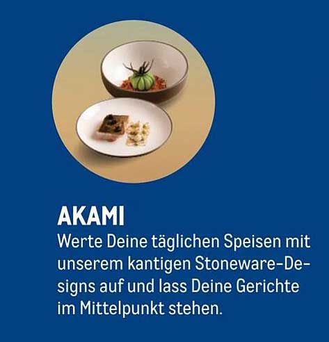 AKAMI Stoneware-Geschirrset