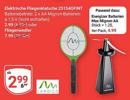 Elektrische Fliegenklatsche 251540FINT