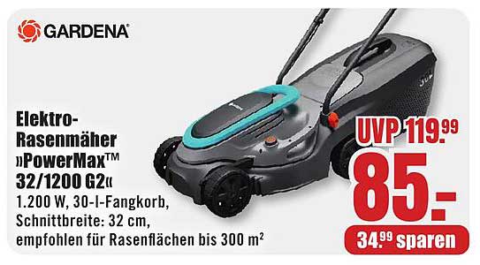 Elektro-Rasenmäher »PowerMax™ 32/1200 G2«