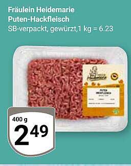 Fräulein Heidemarie Puten-Hackfleisch 400 g