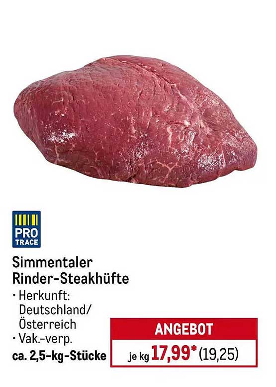 Simmentaler Rinder-Steakhüfte
