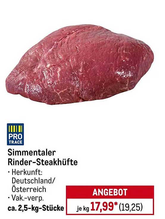 Simmentaler Rinder-Steakhüfte