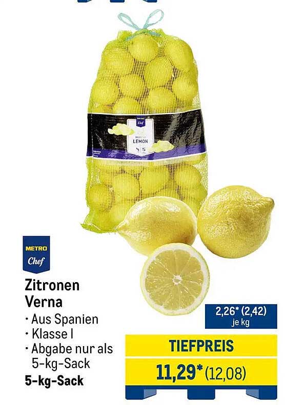Zitronen Verna – 5-kg-Sack
