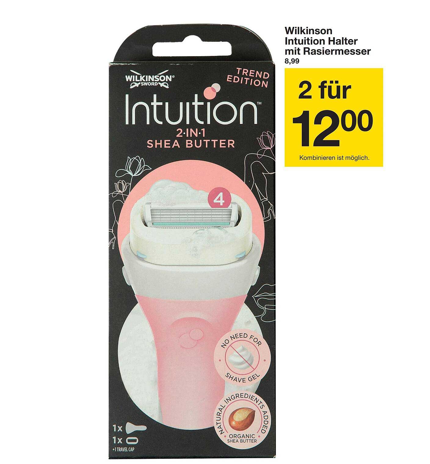 Wilkinson Intuition Halter mit Rasiermesser