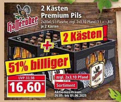2 Kästen Premium Pils von Gilde
