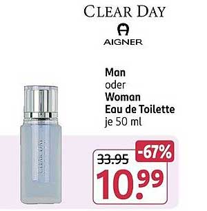 Aigner Clear Day Eau de Toilette 50 ml für Damen und Herren