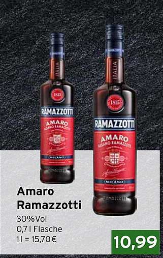 Amaro Ramazzotti 0,7 l Flasche