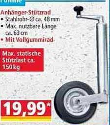 Anhänger-Stützrad