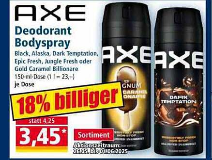 AXE Deodorant Bodyspray - 150 ml Dose