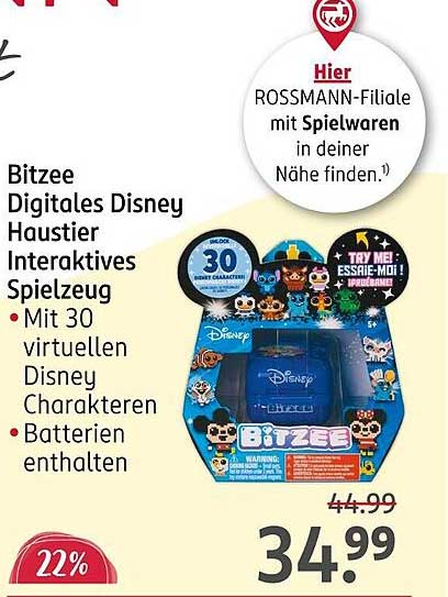 Bitzee Digitales Disney Haustier Interaktives Spielzeug