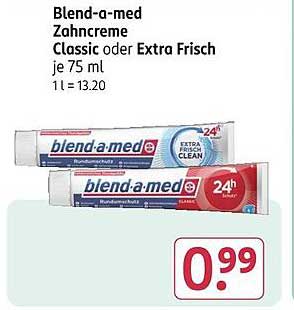 Blend-a-med Zahnpaste Classic oder Extra Frisch 75 ml