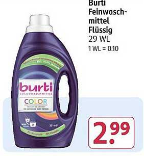 Burti Feinwaschmittel Flüssig 29 WL