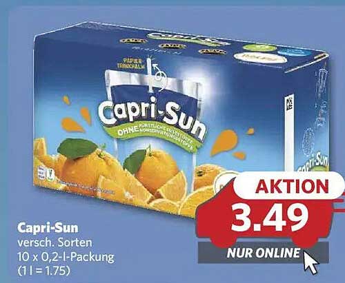 Capri-Sun 10 x 0,2 l - verschiedene Sorten