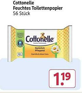 Cottonelle Feuchtes Toilettenpapier 56 Stück