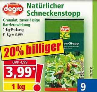 degro Natürlicher Schneckenstopp 1 kg - 20% billiger