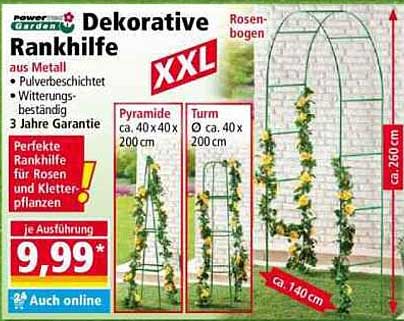 Dekorative Rankhilfe aus Metall - XXL