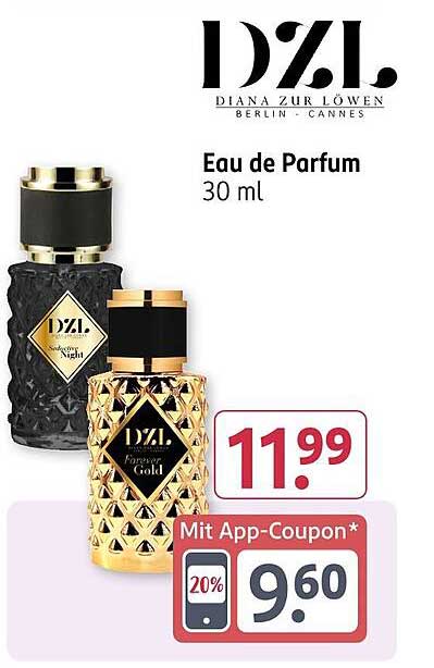 Diana zur Löwen Eau de Parfum 30 ml - Traumhafte Düfte zum unwiderstehlichen Preis