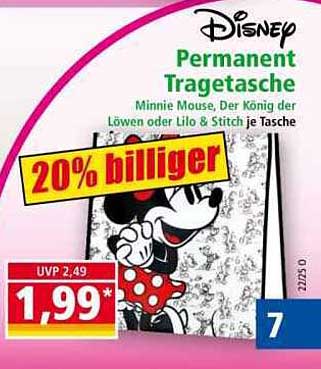 Disney Permanent Tragetasche