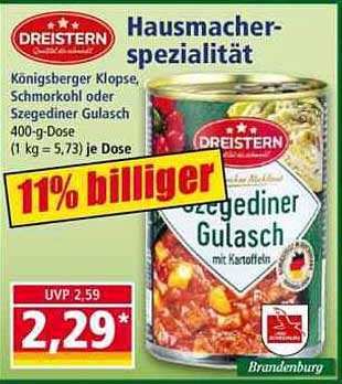 DREISTERN Szegediner Gulasch – Hausmacher-Spezialität