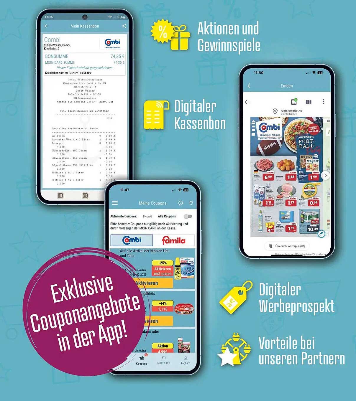 Exklusive Couponangebote in der App!