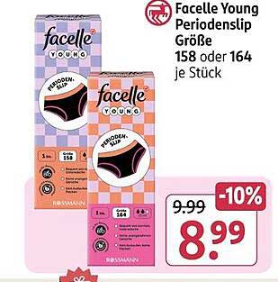 Facelle Young Periodenslip Größe 158 oder 164 je Stück