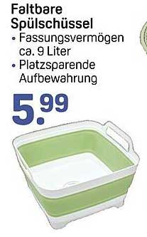 Faltbare Spülschüssel