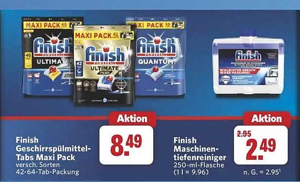 Finish Geschirrspültabs Maxi Pack - Aktion