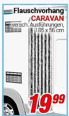 Flauschvorhang CARAVAN, verschieden. Ausführungen, 185 x 56 cm