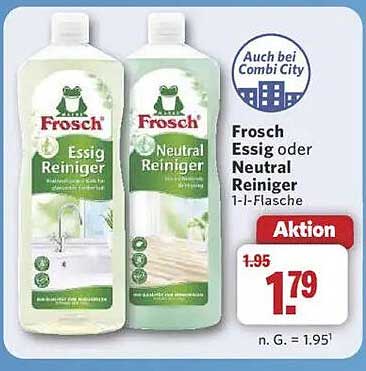 Frosch Essig oder Neutral Reiniger 1-l-Flasche