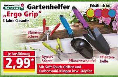 Gartenhelfer „Ergo Grip“ – 3 Jahre Garantie