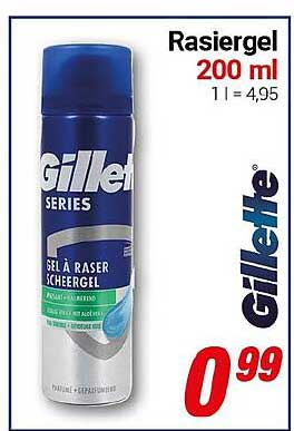 Gillette Rasiergel 200 ml