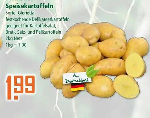 Glorietta Speisekartoffeln, 2kg Netz