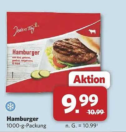 Hamburger 1000-g-Packung
