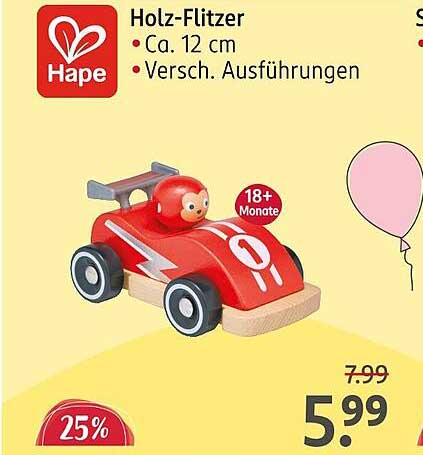 Hape Holz-Flitzer - Der perfekte Spielzeugrenner für kleine Rennfahrer!