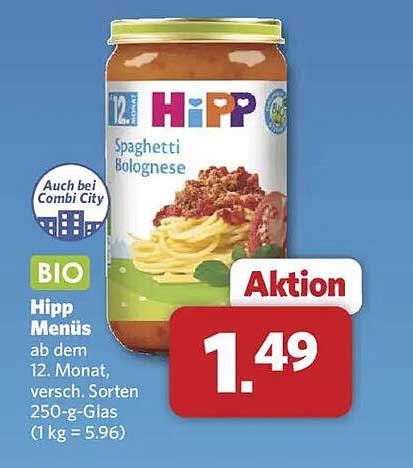 Hipp Spaghetti Bolognese 250 g - BIO