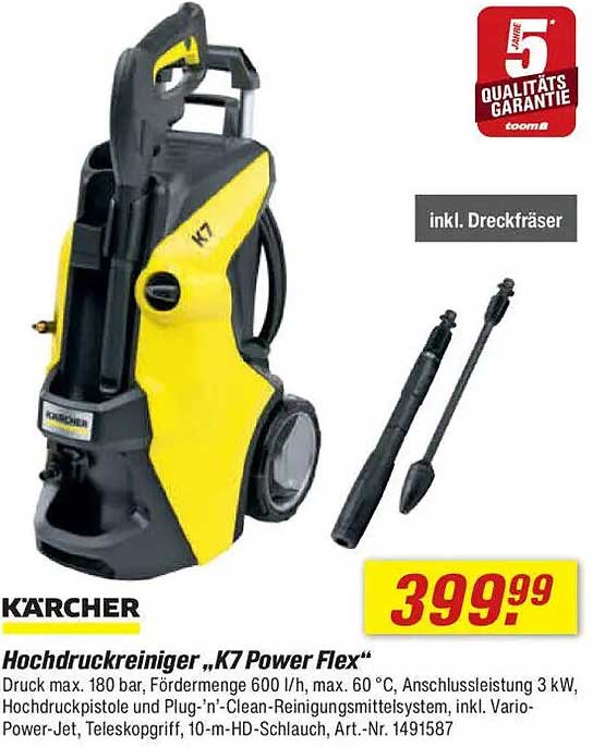 Hochdruckreiniger „K7 Power Flex“