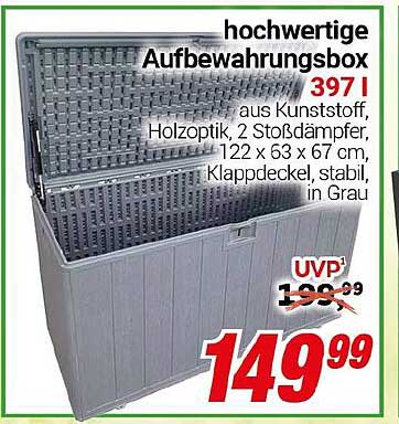 hochwertige Aufbewahrungsbox 397 l